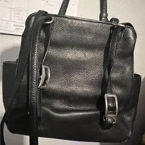 Brighton Donatello backpack Black Leather Brighton Leather Exterior Backpack Bags & Handbags for Women  main image 4